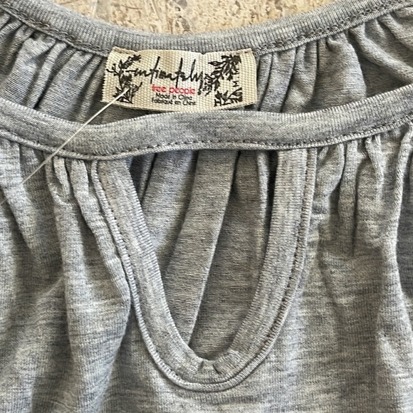 FREE PEOPLE Free to Be Heather Grey Cami Tank Size Medium. New with tags. - Picture 4 of 8